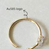 14k Nose Ring Stud 20 Gauge L-Shaped Nose Piercing Jewelry