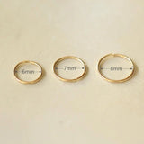 14k Nose Hoop Ring for Small Nose Piercings
