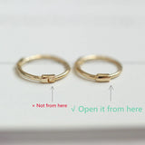 Trendy 9k Mini Earrings for Women Jewelry
