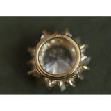 Crystal Ball Sun Necklace Minimal Victorian Gift