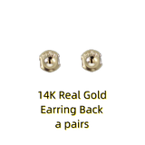 Butterfly Earring Locks 14k Earring Backs for Jewelry Making