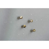 Dainty Minimalist 9k Solid Clover Stud Earring Gift