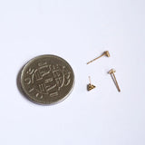 9k Crystal Stud Earring Mini Dainty Women Gift Bridesmaid