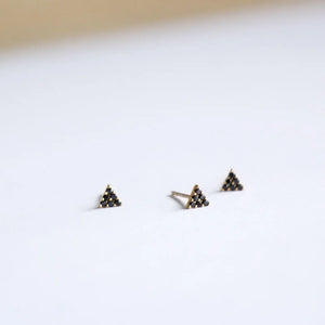 9k Crystal Stud Earring Mini Dainty Women Gift Bridesmaid