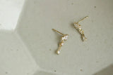 Crystal Studded Dainty Earrings for Women Minimal Style Gift