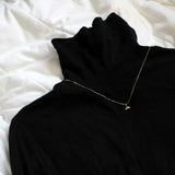 Mermaid Tail Shape 9k Necklace Pendant for Women