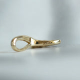 Mermaid Tail Shape 9k Necklace Pendant for Women