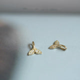 Mermaid Tail Shape 9k Necklace Pendant for Women
