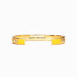Personalised Evil Eye Enamel Bangle Stainless Steel Bracelet