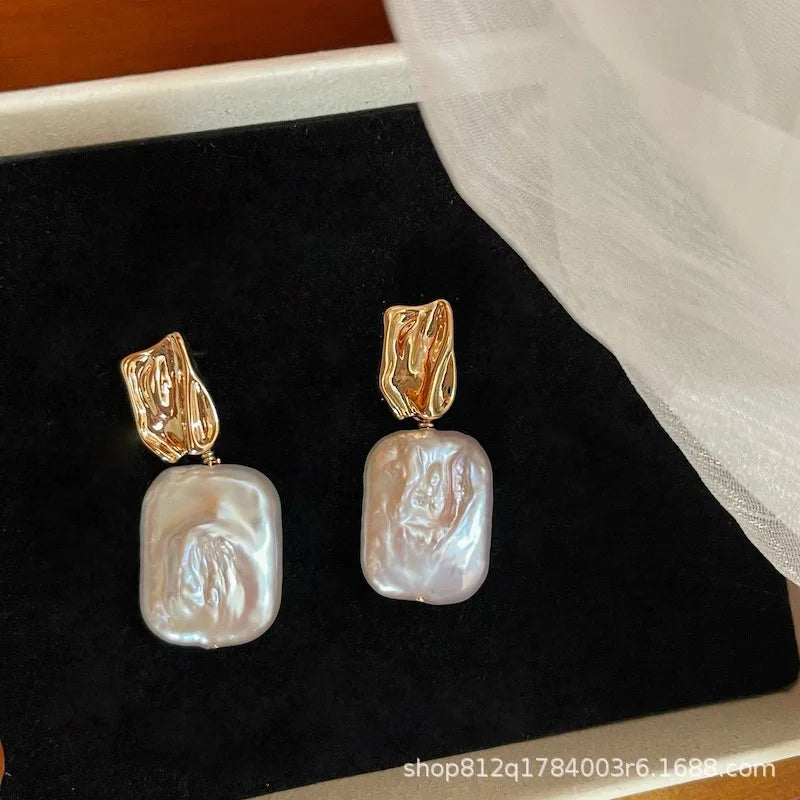 South Sea Baroque Pearl Earrings 925S