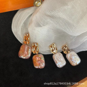 South Sea Baroque Pearl Earrings 925S