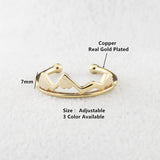 Green Copper Mountain Rings Adjustable Rings For Women Couple