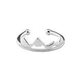 Green Copper Mountain Rings Adjustable Rings For Women Couple