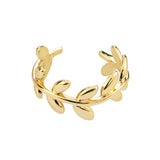 Boho Adjustable Twisted Leaf Toe Rings for Women