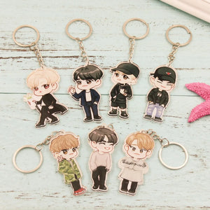 GOT7 JB MARK JACKSON BAMBAM Acrylic Keychains Key Ring Accessories