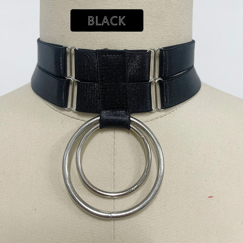 Gothic Punk Style Necklace Pendant Choker Collar for Women