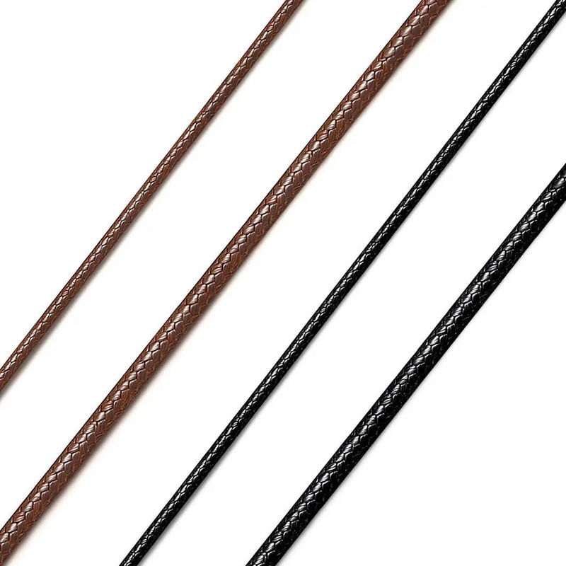 Men Women Braided Rope Necklace Waterproof