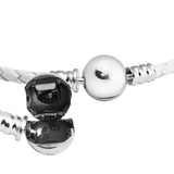 Leather Bracelet Women Pulseira Hombre Masculina Silver 925 Jewelry