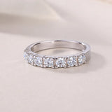 Moissanite Ring VVS1 Solitaire Lab Diamond Ring for Women