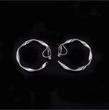 C Shape Hoop Clip Earrings Geometric Circle Ear Clip