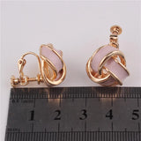 Candy Enamel Clip on Earrings for Women Wedding Party Charm