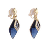 GRACE JUN Rhinestone Clip on Earrings for Women Girl Party Wedding