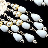 GRACE JUN Tassel Clip on Earrings Bohemian Vintage Ear Clip