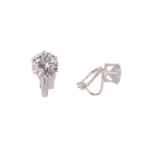 GRACE JUN Small Round Clip on Earrings for Girl Kid Party Charm