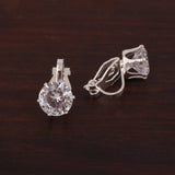 GRACE JUN Small Round Clip on Earrings for Girl Kid Party Charm