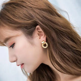 Metal Clip on Earrings No Pierced for Women Geometric Cuff Earrings