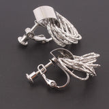 Metal Clip on Earrings No Pierced for Women Geometric Cuff Earrings