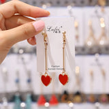 Rhinestone Pearl Clip-On Earrings for Women No Pierced Earrings