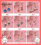 Korea Style Enamel Clip Earrings for Girls
