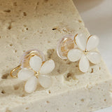 Korea Style Geometric Heart Butterfly Clip-on Earrings for Women
