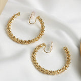 Korea Style Geometric Heart Butterfly Clip-on Earrings for Women