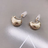 Korea Style Copper Geometric Circle Clip Earrings Cuff Ear Clip