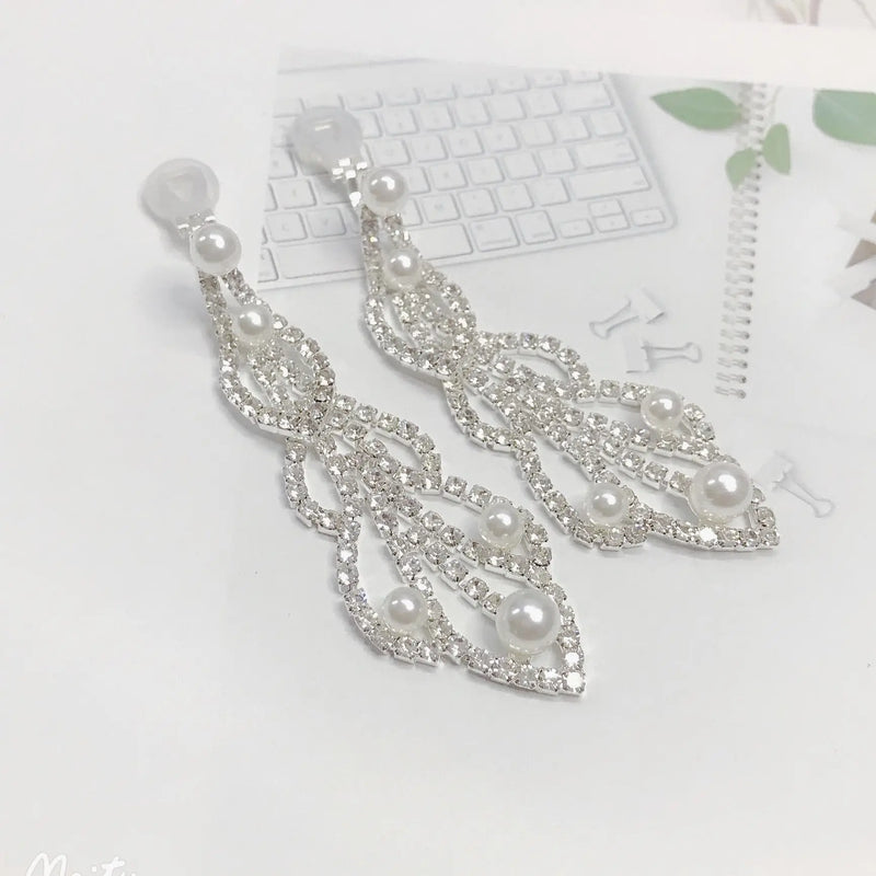 Tassel Dangle Drop Earrings for Women Party Wedding