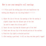 GRACE JUN Hoop Clip Earrings Party Hypoallergenic Ear Clip Gift