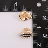 GRACE JUN Flame Shape Clip-on Earrings for Women