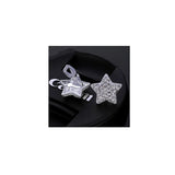Simulated Pearl Star Crown Clip Earrings for Girls
