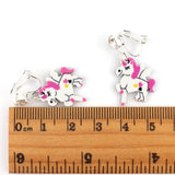 Unicorn Clip on Earrings for Women Girl Party Birthday Without Pierced Earrings