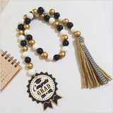 Wood Beads Curtain Straps Home Decor Garland
