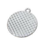 Graduation Circle Charm Antique Silver Plated Jewelry