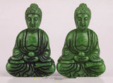 Green Jade Buddha Pendant Spiritual Figurine Collectable
