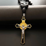 Orthodox Church Rosary Cross Pendant Jesus Christ Ornament