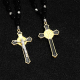 Orthodox Church Rosary Cross Pendant Jesus Christ Ornament