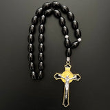 Orthodox Church Rosary Cross Pendant Jesus Christ Ornament