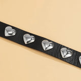 Exaggerated Gothic PU Clavicle Neck Collar Short Choker Necklace