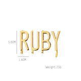 Niche Style English Letters Hairpin Hair Clamps Set