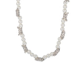 Punk Thorns Chain Pearl Beaded Necklaces Party Hip Hop Jewelry